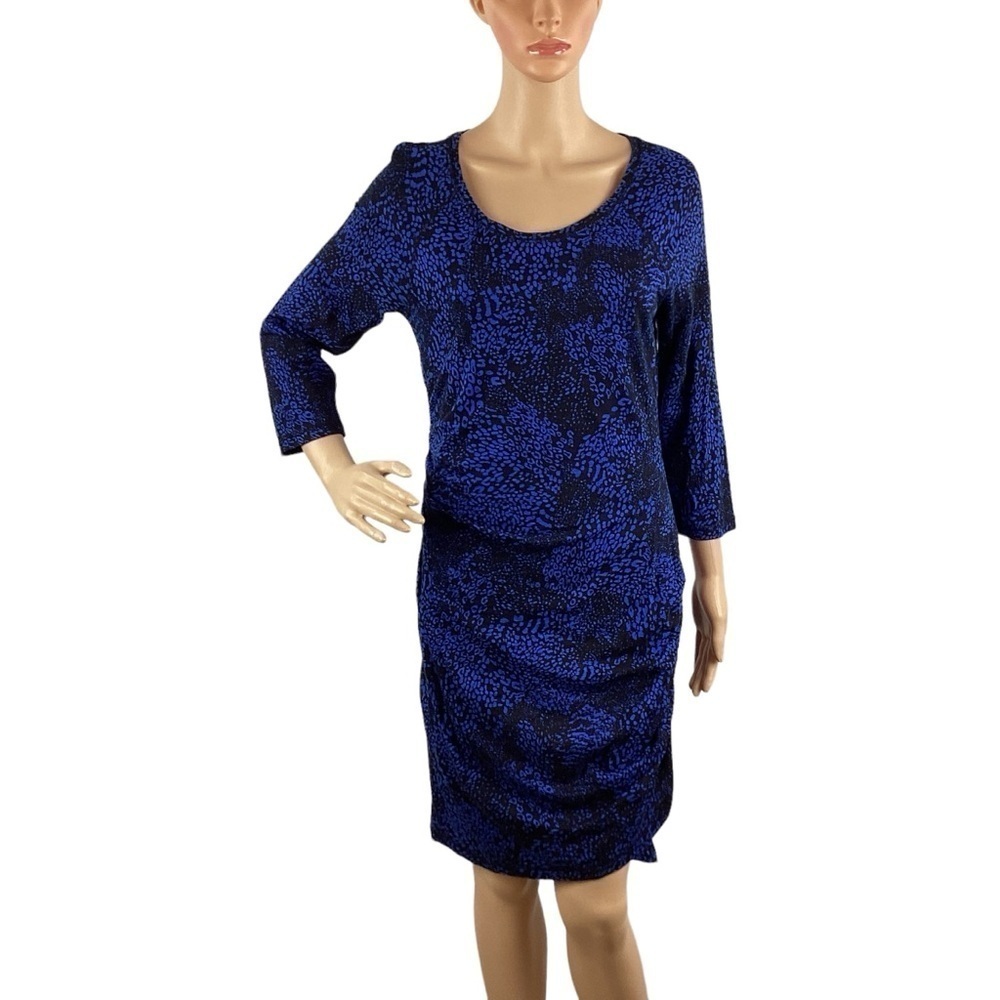 Express Cotton Blend Dress Size M Blue Black